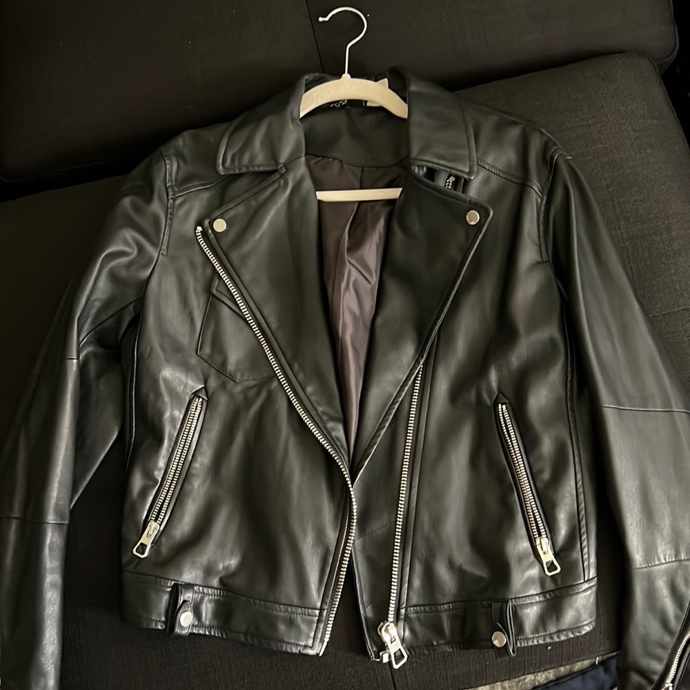 H&M leather jacket